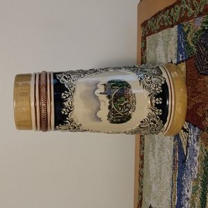 9" Embossed Handled Ceramic Luxembourg Pont Adolphe Original King 5 Stein #700